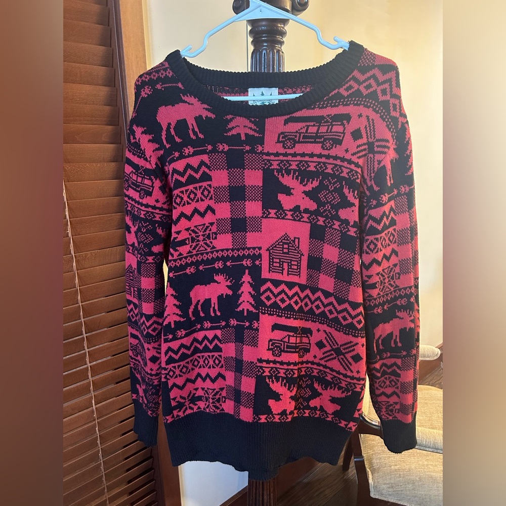 Kiel James Patrick Great Adventure Sweater NWOT, matching socks included